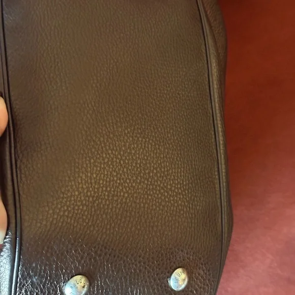 Extra Large Louis Vuitton Mahina bronze Leather Shoulder Bag - Picture 13 of 16